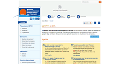 Desktop Screenshot of mdph34.fr