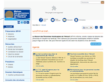 Tablet Screenshot of mdph34.fr